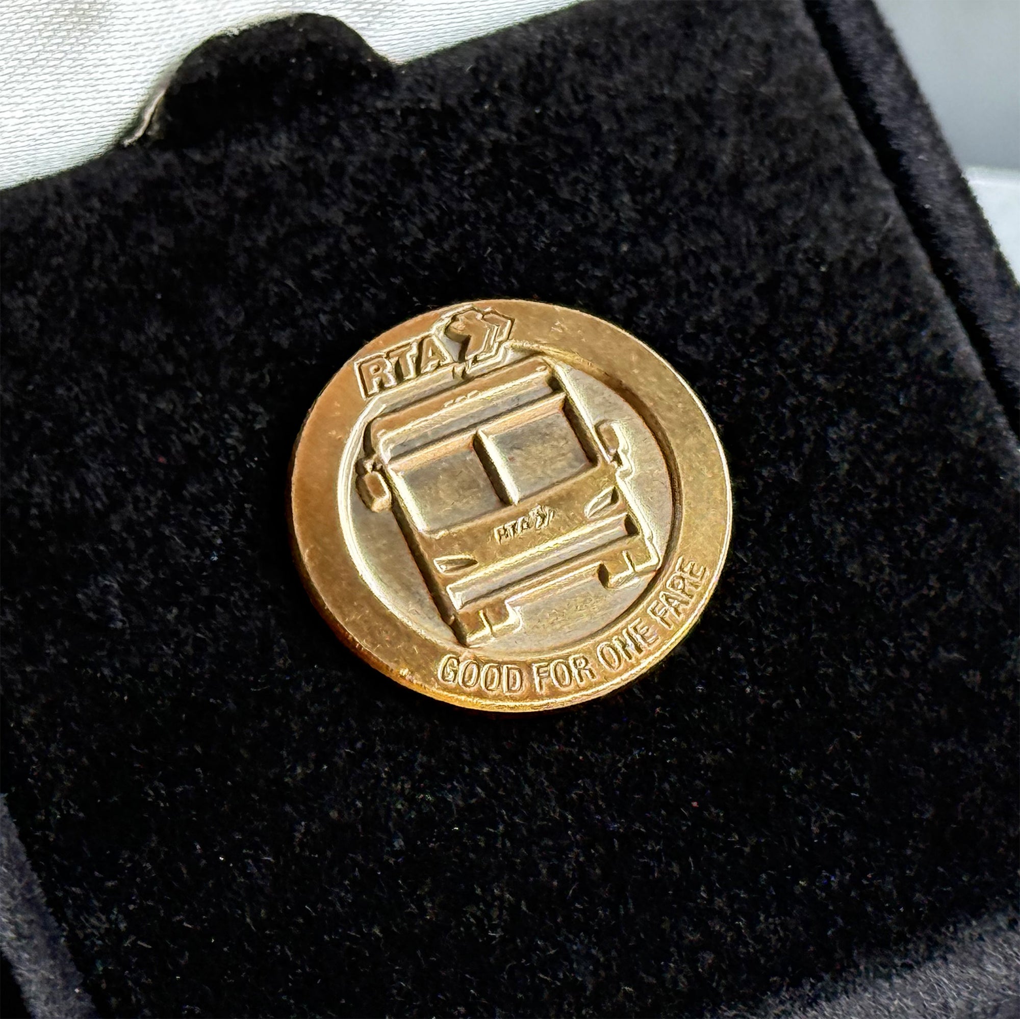 RTA Commemorative Transit Token Pin — First Edition