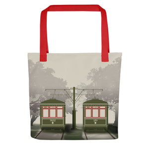 St. Charles Streetcar All-Over Print Tote