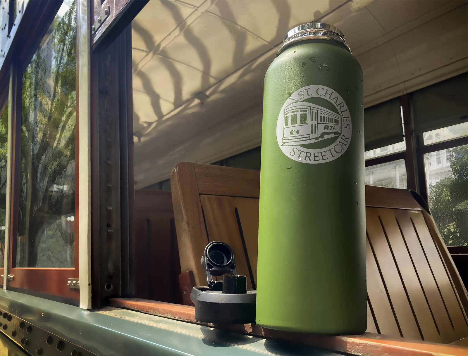 Classic Streetcar Logo Water Bottle