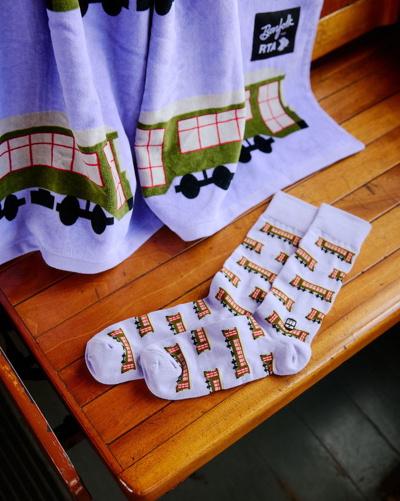 Bonfolk x RTA Streetcar Socks