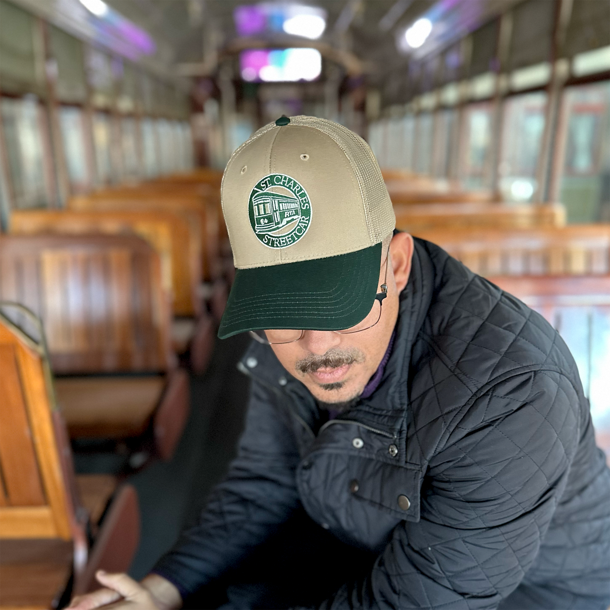 Classic Streetcar Logo Six Panel Low Profile Trucker Hat